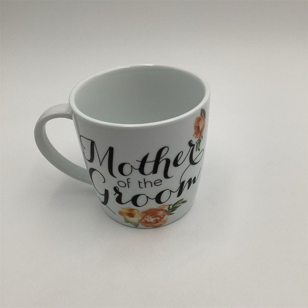 David's Bridal Mother of the Groom‎ Floral Coffee Mug Wedding